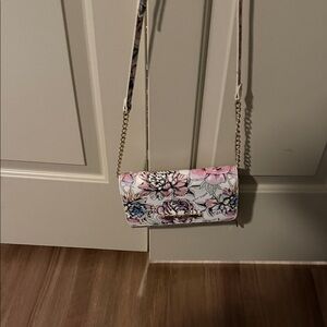 Floral Pink Crossbody Bag